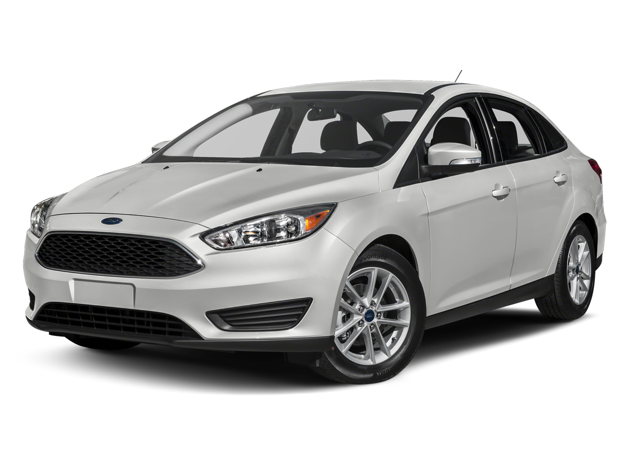 2018 Ford Focus SE in Silver — front three-quarter view