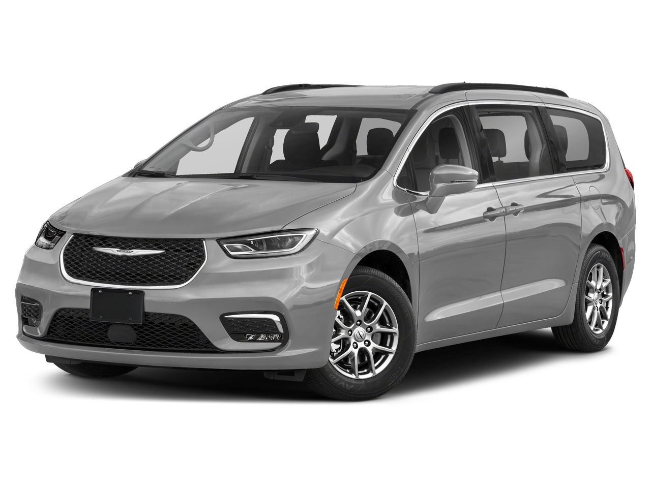 2022 Chrysler Pacifica Touring L in Ceramic Gray Clearcoat — front three-quarter view